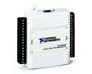 美国仪器NI USB-6009 48 kS/s多功能数据采集卡